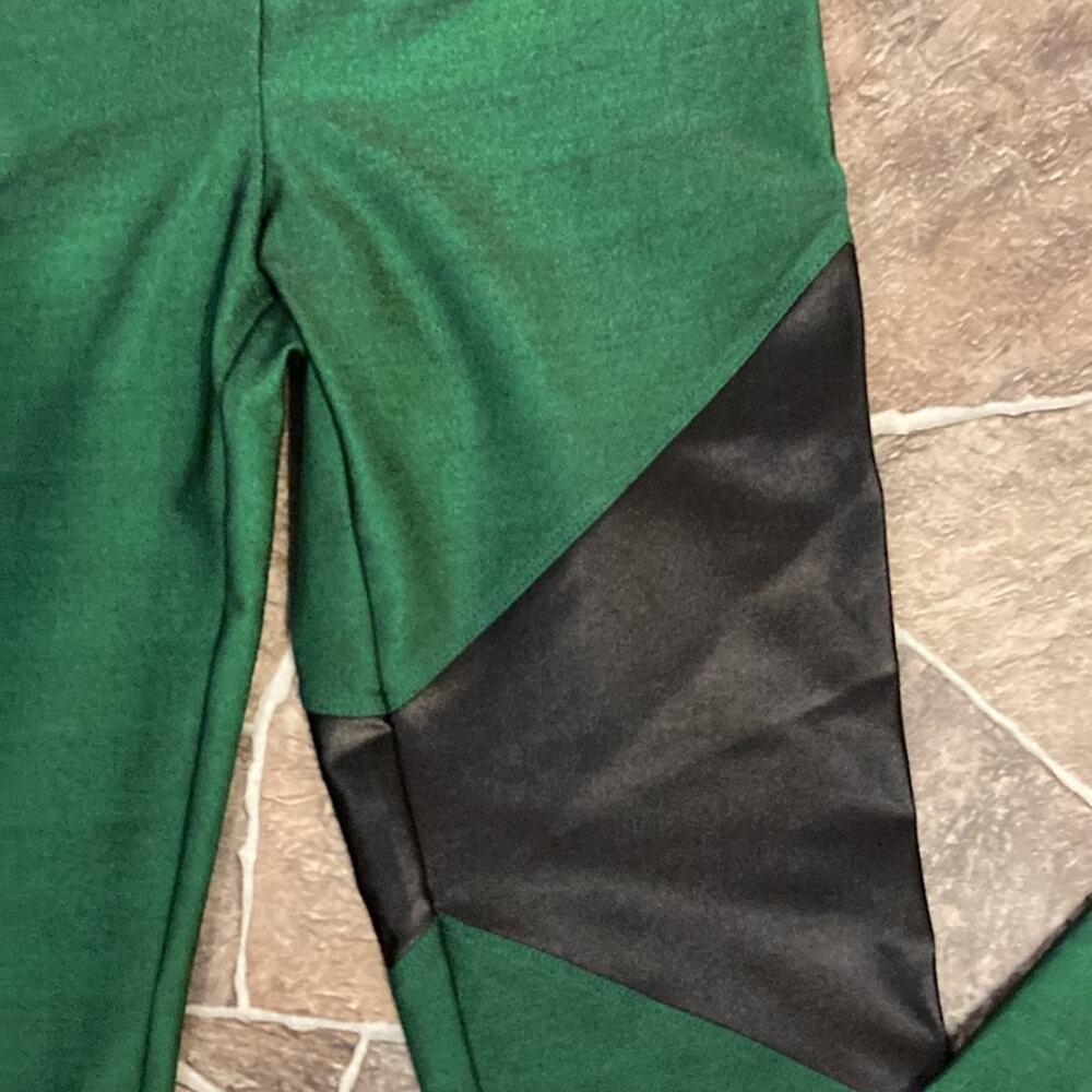 NWOT KORAL Women's Green Amber Shantung Leggings Size SMALL - Picture 6 of 8
